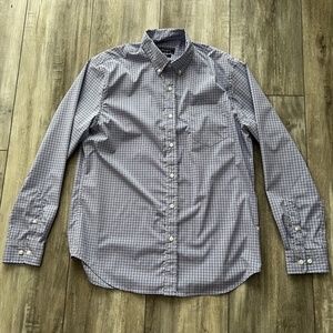 Men’s pinpoint button down dress shirt